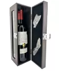 Coffret Oenologique en cuir  Bordeaux (AOC) Château Lagarère - Vignobles Gonfrier 75cl