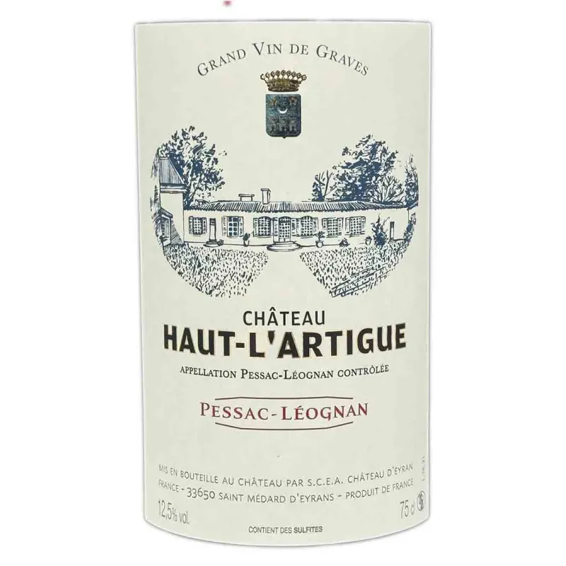 Découvrez cette appellation Pessac-Léognan Château Haut L'Artigue.