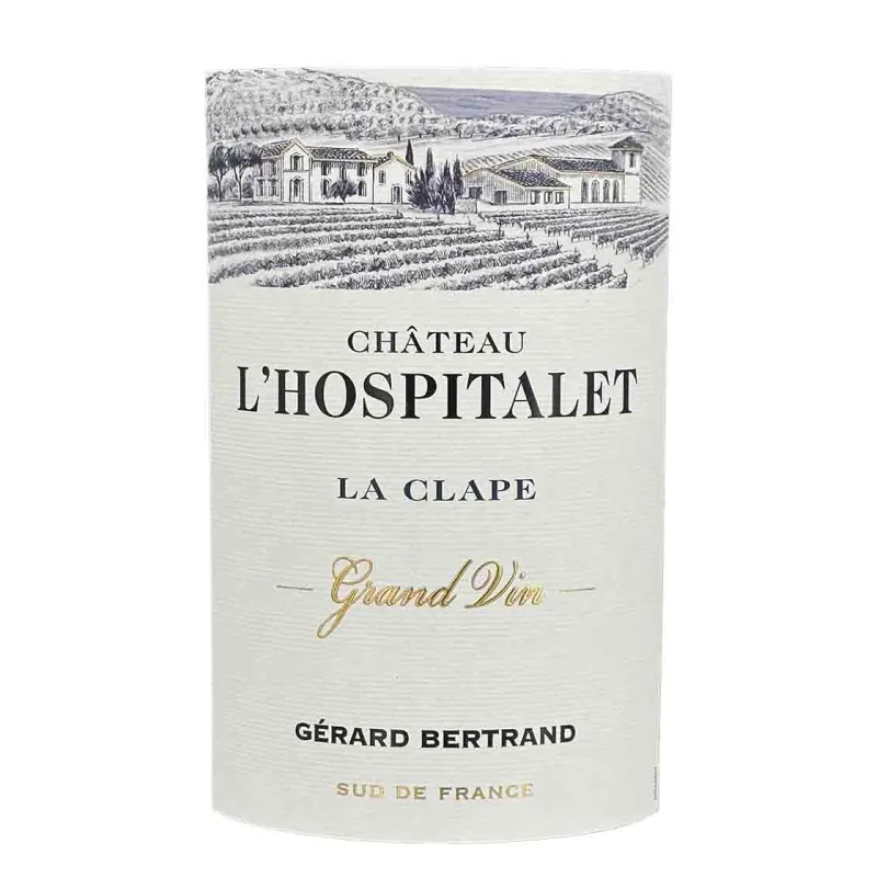 La Clape Château L’Hospitalet Rouge Gérard Bertrand | Livraison rapide