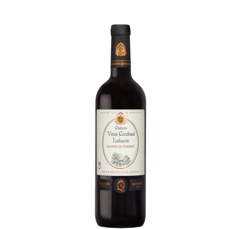 Vin Rouge Bordeaux Lalande de Pomerol - Château Vieux Cardinal Lafaurie 75cl