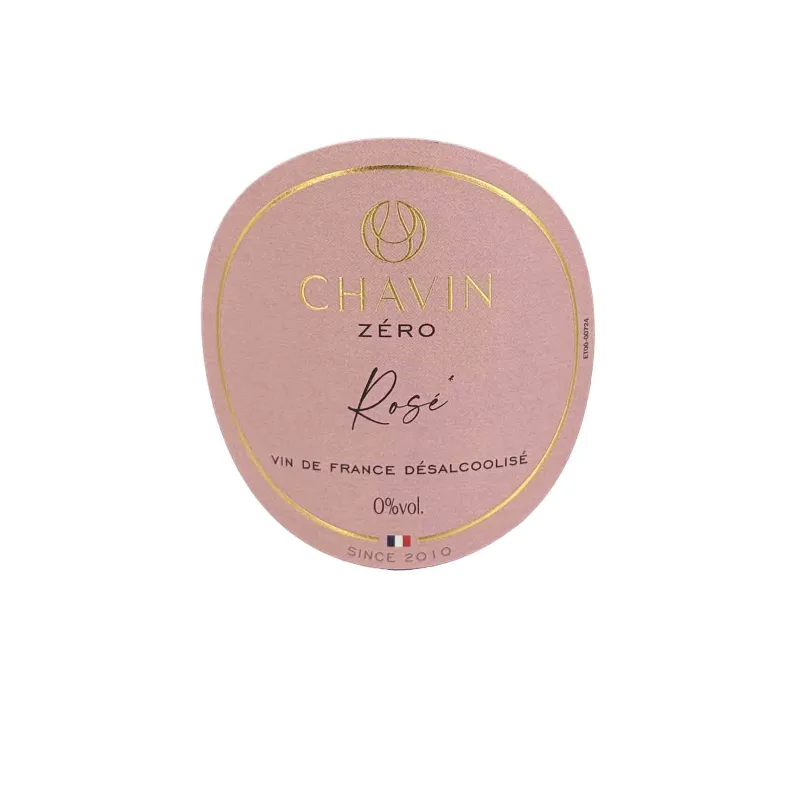 Chavin Zéro Rosé Effervescent 0 % – Vin pétillant rosé sans alcool