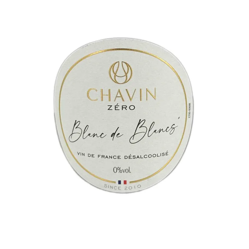 Vin Mousseux Blanc de Blancs 0 % alcool - Chavin Zéro au meilleur prix.