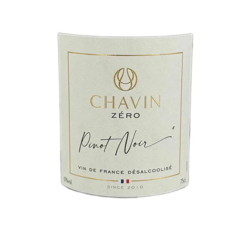 Chavin Zéro Pinot Noir 0 % – Vin rouge sans alcool fin et élégant