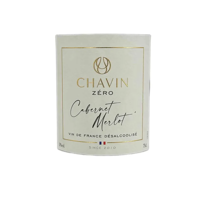 Chavin Zéro Rouge 0 % – Vin sans alcool Cabernet & Merlot à prix mini