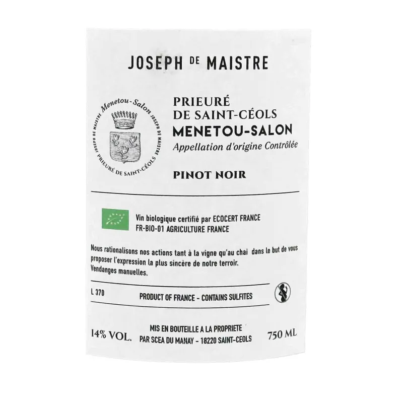 Menetou-Salon Rouge de Val de Loire au meilleur prix avec livraison.