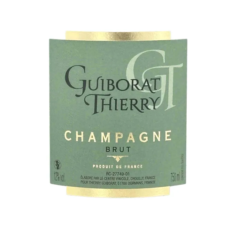 Champagne Brut Thierry Guiborat à -20€ et livré en 24h