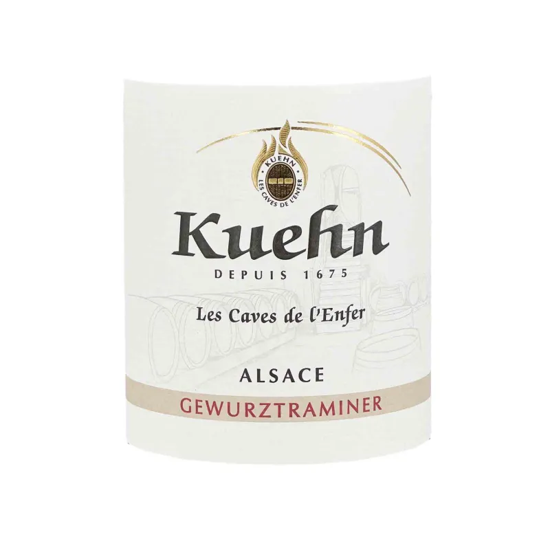 Gewurztraminer Cave de l'Enfer Kuehn : vin d'Alsace à prix mini