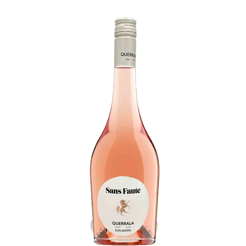 Vin sans alcool Rosé- Sans Faute 0% alcool - Querrala Club 75 cl