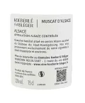 Muscat Koeberlé-Bléger – Vin blanc d’Alsace frais et aromatique