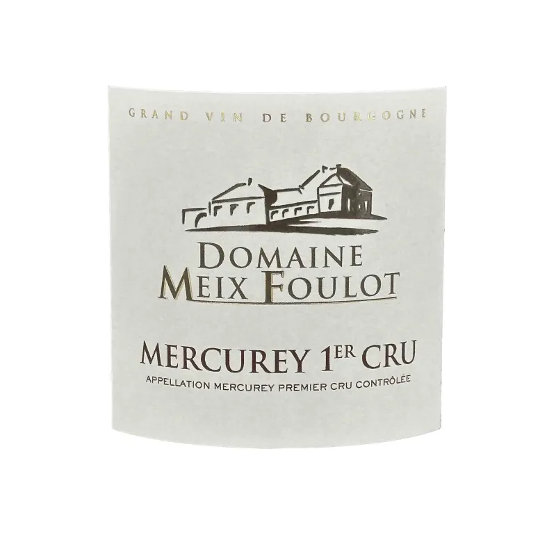 Mercurey 1er Cru Rouge Domaine Meix Foulot - Pinot Noir de Bourgogne