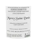Morey‑Saint‑Denis Domaine Georges Lignier – Pinot Noir Bourgogne rouge