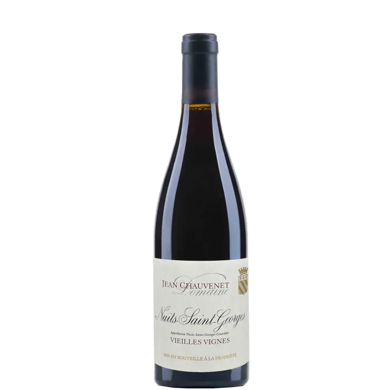 Nuits‑Saint‑Georges – Vieilles Vignes -Domaine Jean Chauvenet, grand vin rouge de Bourgogne (Pinot Noir) de la Côte de Nuits.