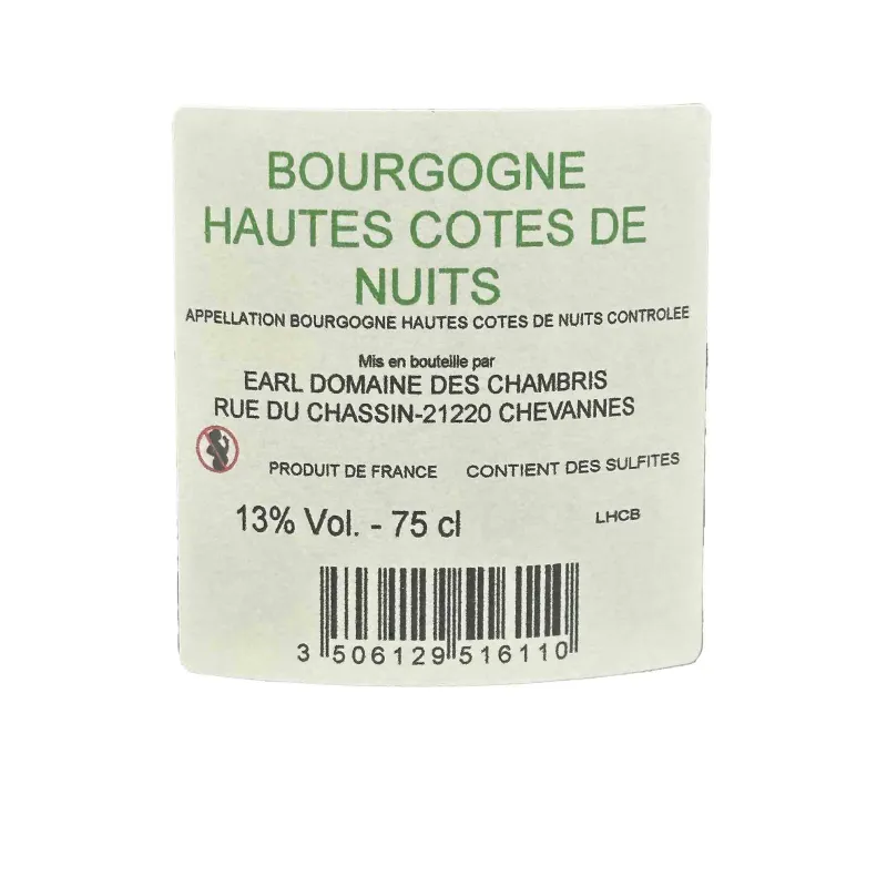 Vin blanc Hautes-Côtes de Nuits Laurent Vigneron – Chardonnay
