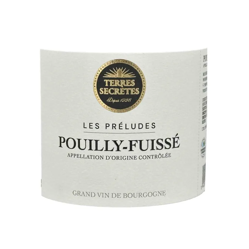 Pouilly-Fuissé Les Préludes Terres Secrètes – Grand Chardonnay de Bourgogne