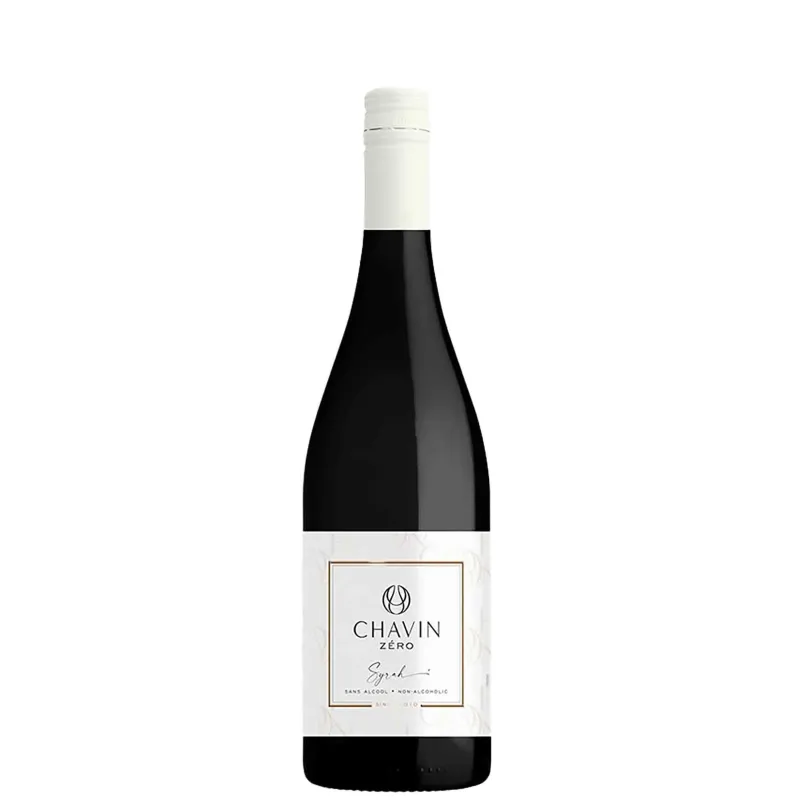 Vin sans alcool rouge - Syrah - Chavin Zéro