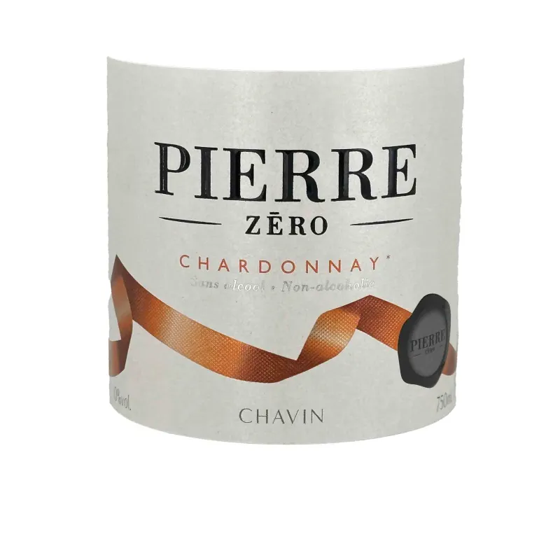 Vin blanc sans alcool Chardonnay Pierre Zéro 0.0% – Blanc sec et frais