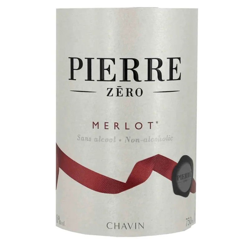Vin rouge sans alcool Merlot Pierre Zéro 0.0% au meilleur prix.