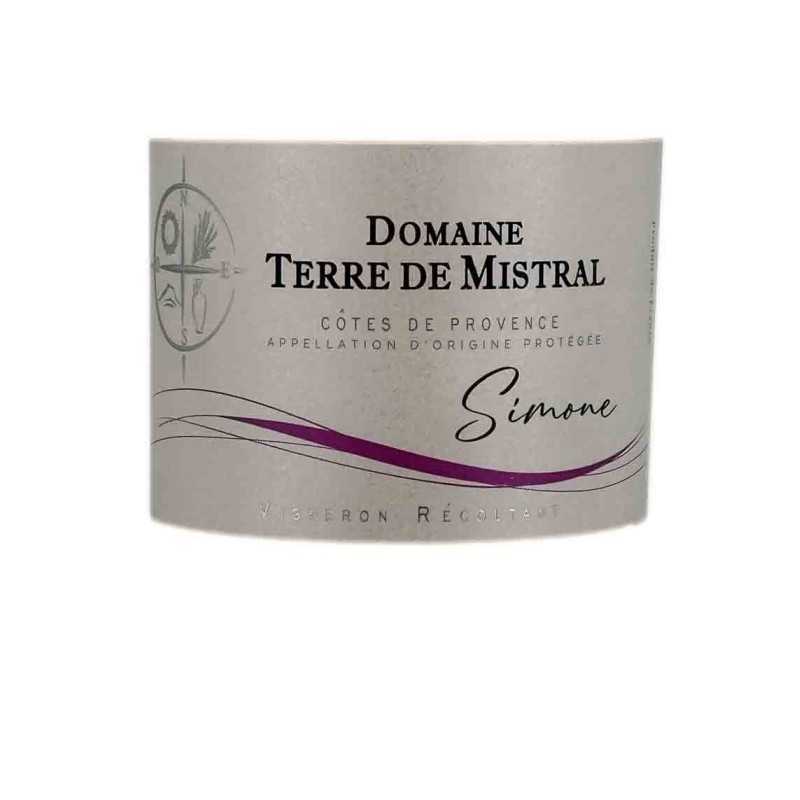 Vin rosé Côtes de Provence - Simone - Domaine Terre de Mistral 75cl