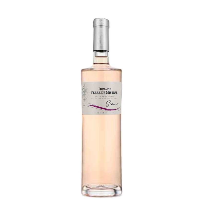 Vin rosé Côtes de Provence - Simone - Domaine Terre de Mistral 75cl