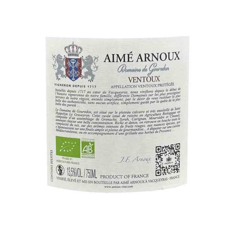 Ventoux - Domaine de Gouredon - Aimé Arnoux - BIO 75cl