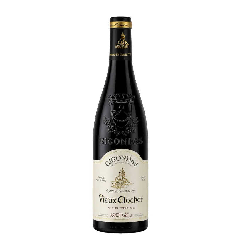Vin Rouge Rhône - Gigondas - Nobles Terrasses - Vieux Clocher -Arnoux