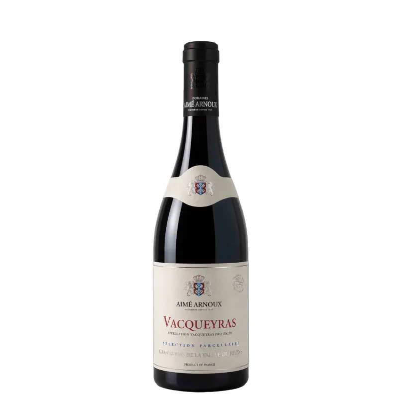 Vin Rouge Rhône -Vacqueyras - Sélection Parcellaire-Aimé Arnoux 75cl