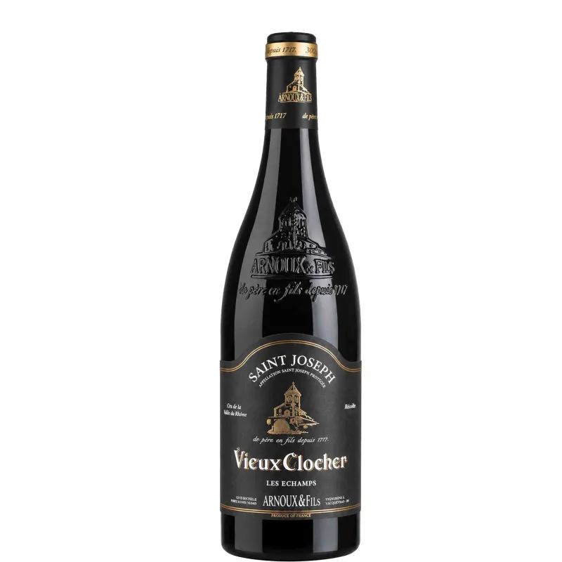 Vin Rouge Rhône - Saint-Joseph - Les Echamps Vieux Clocher -  Arnoux et Fils 75cl