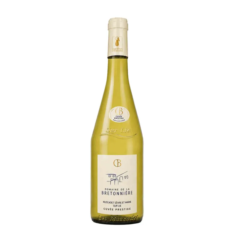 Muscadet Sèvre et Maine sur Lie  (AOC)- Cuvée Prestige - Domaine de la Bretonnière 75cl