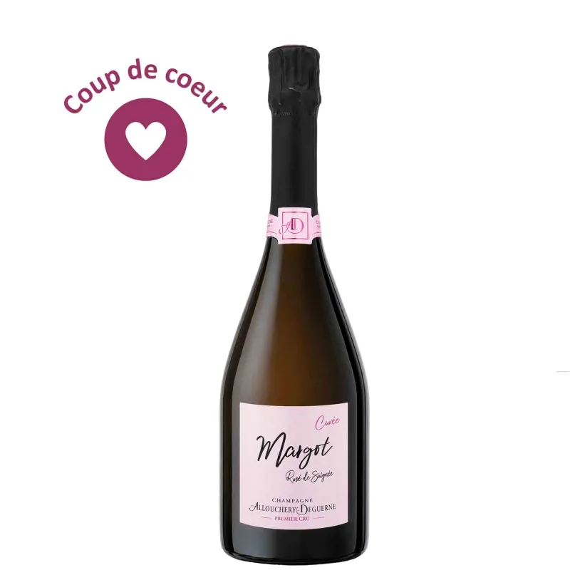 Champagne 1er Cru Rosé de Saignée- Cuvée Margot- Maison Allouchery-Deguerne 75cl