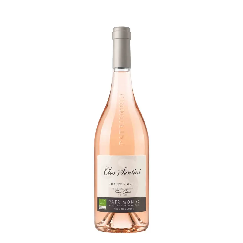 Vin rosé Corse -AOP Patrimonio Rosé BIO- Haute Vigne - Clos Santini  75cl
