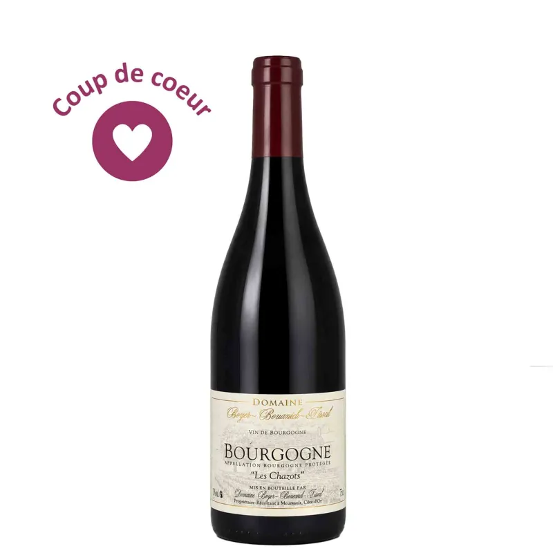 Vin Rouge Bourgogne Pinot Noir - Les Chazots Domaine Boyer 75cl