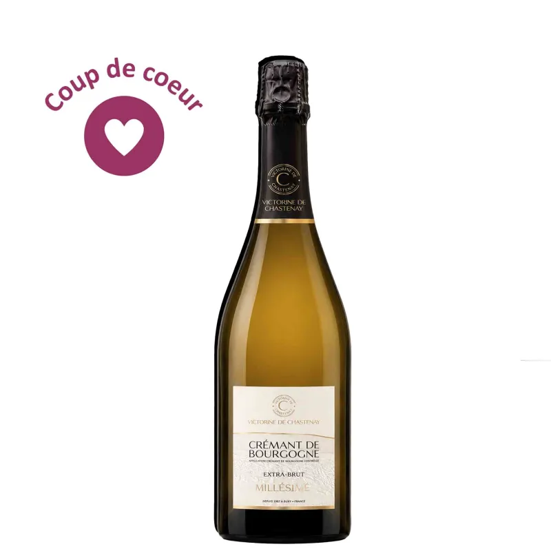 Crémant de Bourgogne  - Extra Brut Blanc de Noirs - Millésimé - Victorine de Chastenay