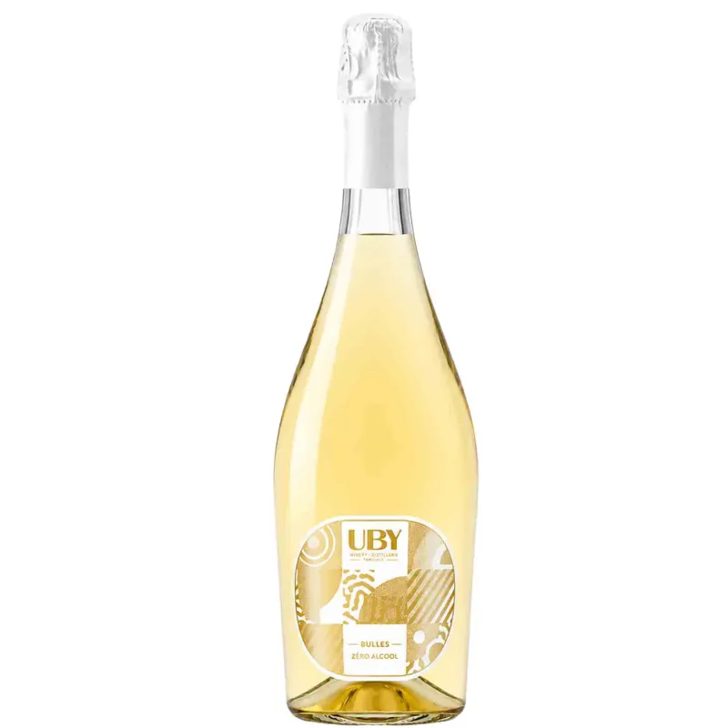 Pétillant sans alcool Bulles Zéro Alcool Domaine UBY