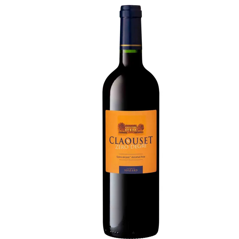 Vin sans alcool Rouge  Zéro Degré Claouset - Vignobles Siozard 75cl