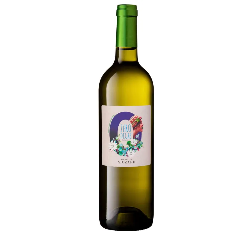 Zéro Degré Claouset- Vin blanc sans alcool - Vignobles Siozard 75cl