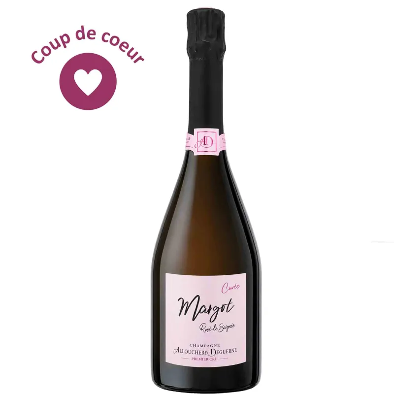 Champagne 1er Cru Rosé de Saignée- Cuvée Margot- Maison Allouchery-Deguerne 75cl
