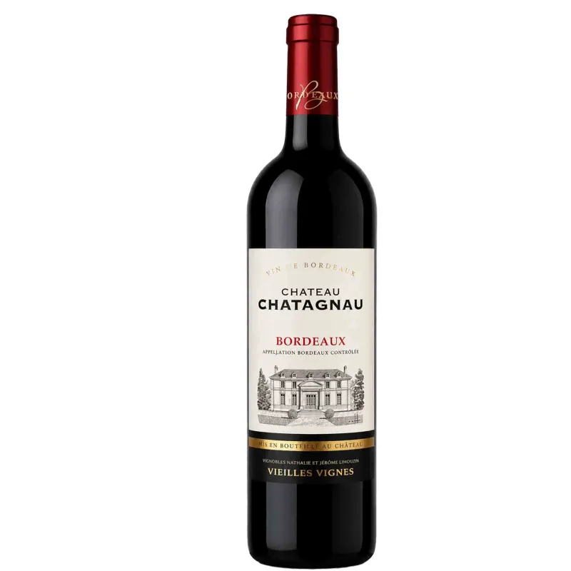 Vin rouge Bordeaux - Château Chatagnau 75cl