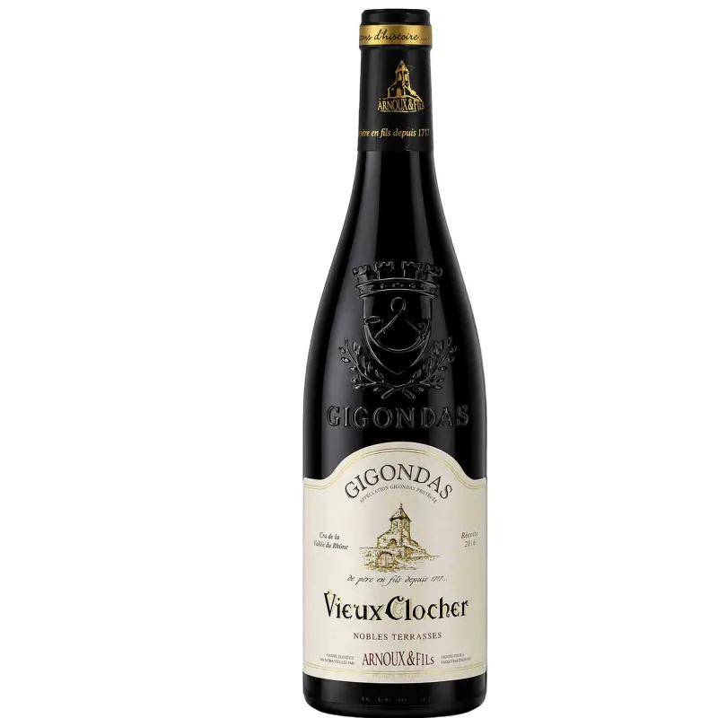 Vin Rouge Rhône - Gigondas - Nobles Terrasses - Vieux Clocher -Arnoux