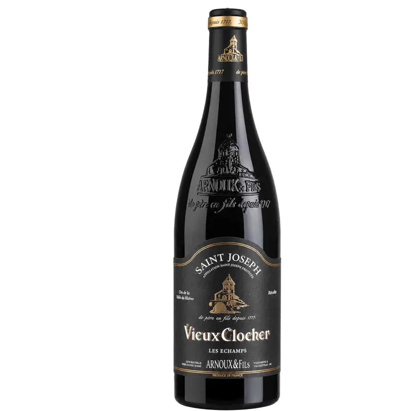 Vin Rouge Rhône - Saint-Joseph - Les Echamps Vieux Clocher -  Arnoux et Fils 75cl
