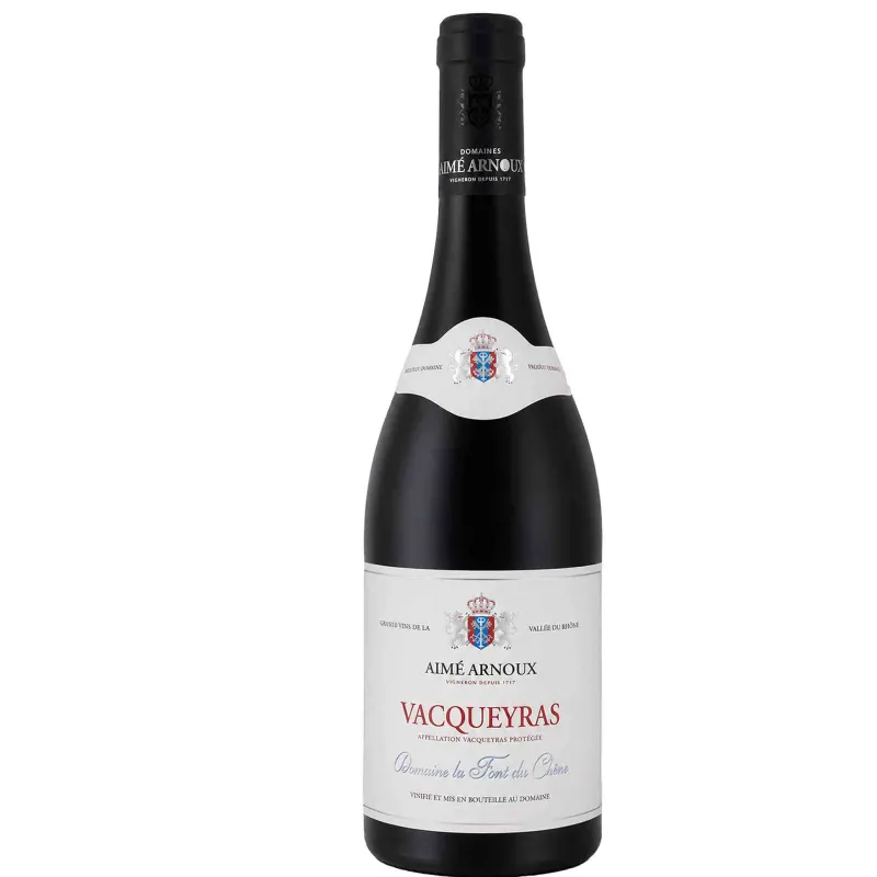 Vin Rouge Rhône -Vacqueyras - Domaine La Font du CHêne-Aimé Arnoux 75cl