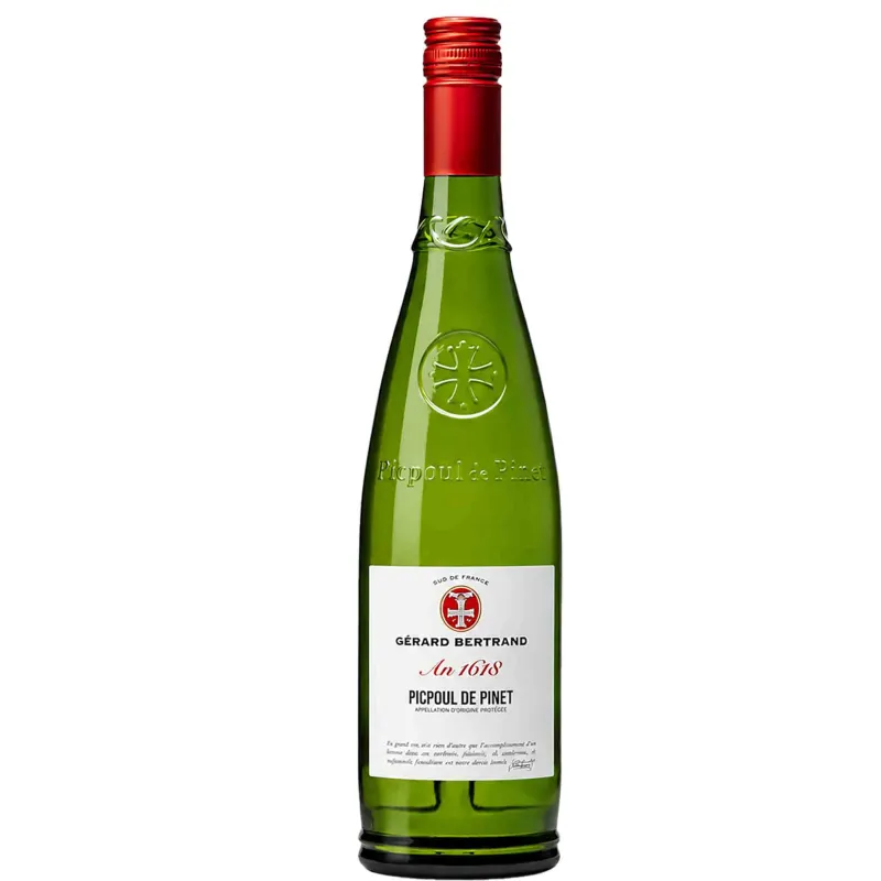 vin blanc Picpoul de Pinet | Héritage An 1618 - Gérard Bertrand