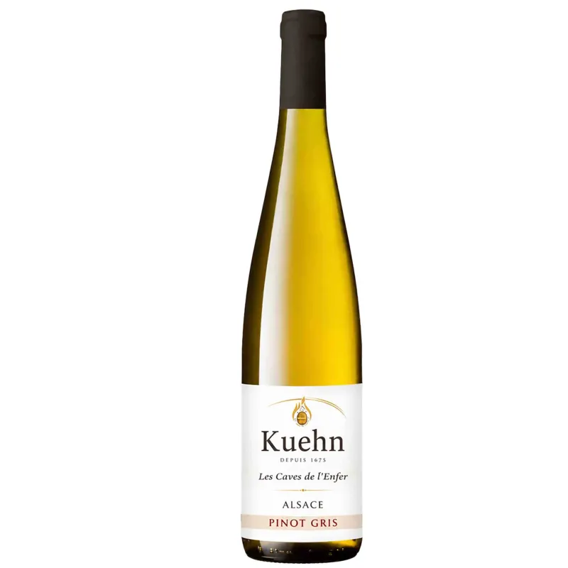 Vin blanc D'Alsace Pinot Gris - Les Caves de l'Enfer -  Maison Kuehn