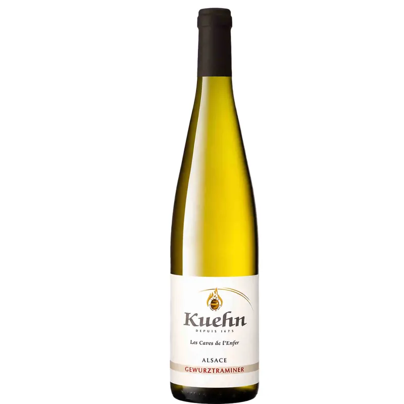 Vin blanc d'Alsace - Gewurztraminer - Les Caves de l'Enfer - Maison Kuehn