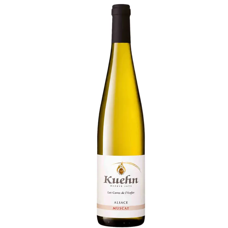 Vin blanc D'Alsace Muscat d'Alsace Les Caves de l'Enfer maison Kuehn