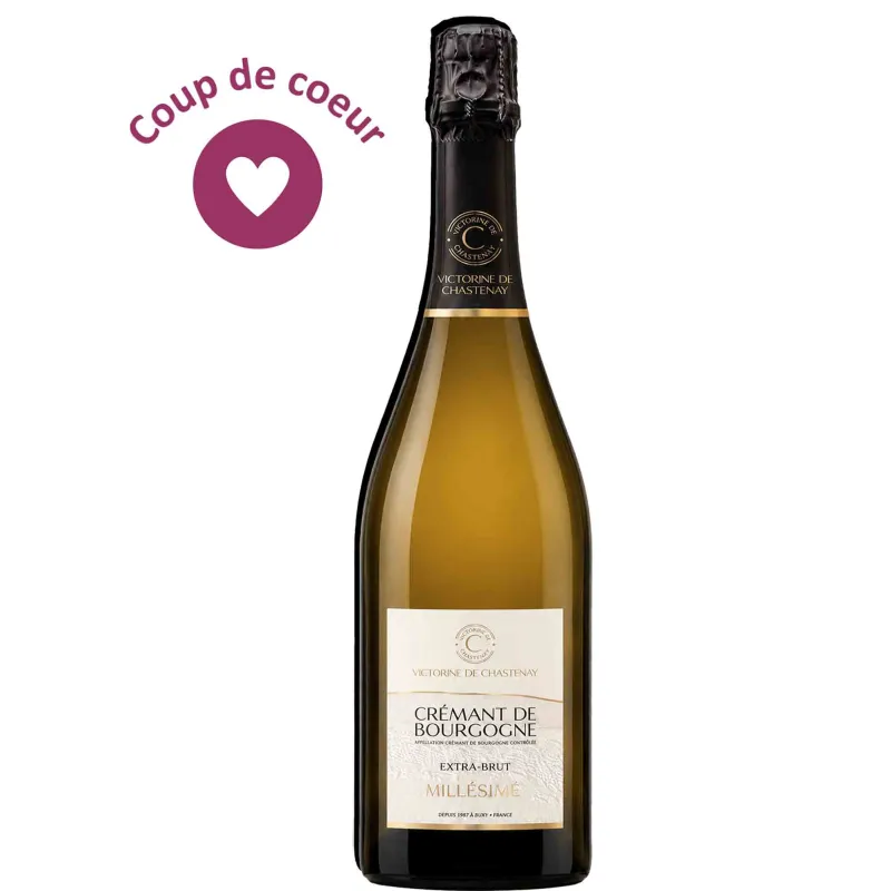 Crémant de Bourgogne | Extra Brut Blanc de Noirs - Millésimé - Victorine de Chastenay 75cl