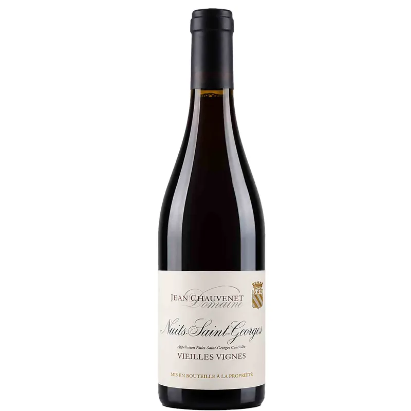 Nuits‑Saint‑Georges – Vieilles Vignes -Domaine Jean Chauvenet, grand vin rouge de Bourgogne (Pinot Noir) de la Côte de Nuits.