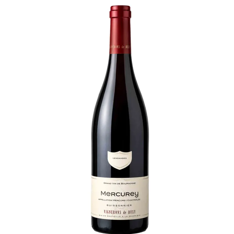 Vin Bourgogne Mercurey Rouge - Vignerons de Buxy 75cl