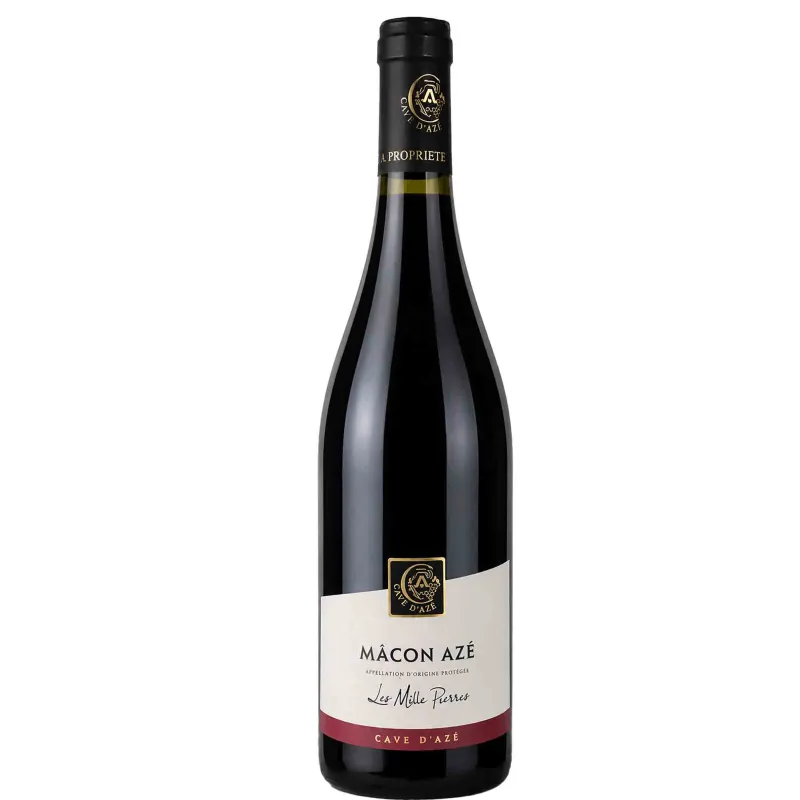 Vin Rouge Bourgogne Mâcon Azé- Les Milles Pierres-Cave d'Azé 75cl