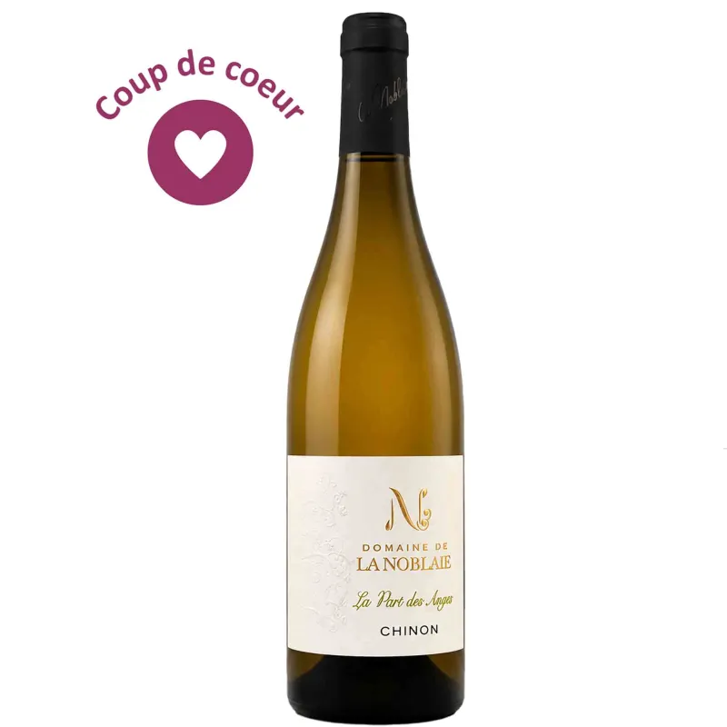 vin blanc Loire - Chinon Blanc -  La Part des Anges - Domaine de la Noblaie