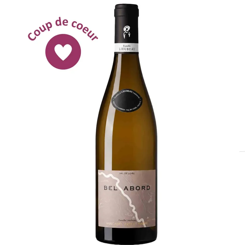 vin blanc Loire - Muscadet Sèvre et Maine Bio - Cuvée Bel Abord - Famille Lieubeau 75cl